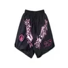 Shorts pour femmes pantalons de créateur pantalons de sport pour hommes et femmes, conception de bande élastique de motif de feux d'artifice de lettre