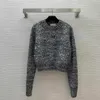Projektantka Sweter Women Brand Ubranie dla damskiej wiosennej mody logo mody z długim rękawem damskie pullover 11 stycznia