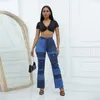 Large size denim pant women's clothing high-quality straight tube high waist wholesale jeans women