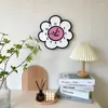 壁の時計シンプルな時計太陽の花クリエイティブカートゥーン静かな装飾リビングルームランプ