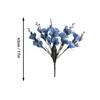 Fiori decorativi Panno di seta artificiale Simulazione Mazzi di magnolia Fiori finti Decorazioni da giardino naturali Decorazione di nozze per la casa