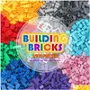 Vehicle Toys Small 1000 Pieces Classic Diy Bricks Building Blocks For Kids Educational Safe Material With Wheel Tire Dr Drop Deliver Dhodf