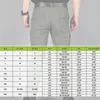 Hommes pantalons décontracté Cargo Militari tactique armée pantalon mâle respirant imperméable multipoches pantalon taille S5XL Plus 240111