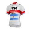 2021 Summer UAE Team Cycling korta ärmar Jersey män 100% polyester snabb-torr cykelskjorta utomhus cykel sportkläder roupa ciclism320a