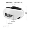 Massaggiatore per gli occhi 6D Smart Airbag Strumento per la cura delle vibrazioni Comprimere Occhiali da massaggio Bluetooth Custodia per fatica Rughe 240110