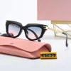 sunglasses for women miumius sunglasses tortoise shell sunglasses cat eye glasses New European and American style unique charm Full frame goggles multi color uv400