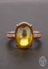 Rose Gold Natural Citrine Gemstone Ring for Women in 925 Sterling Silver Yellow Citrine Ring Wedding Engagement Size 5127550210