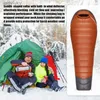 Sacos de dormir acampamento saco ultraleve para baixo à prova dwaterproof água preguiçoso portátil armazenamento compressão sono viagem diversos bagl240112