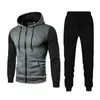 Completi da uomo Autunno Inverno Cerniera Giacche Completi Classic Outdoor Casual Sport Tuta da jogging Felpe con cappuccio Pantaloni sportivi S-3XL 240110 240110