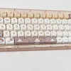 Tangentbord 1 SET GMK 142 Keys Meow Eats Japanese Food Moa Profile Key Cap Mac Square Thermal SubliMation Mechanical Tangentboard Keycapsl240105