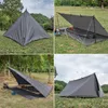 Tentes et abris Camping tente étanche survie en plein air seulement auvent 19 points de suspension toile ombre touristique abri solaire auvent