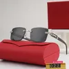 Designer óculos de sol 23 óculos de sol feminino kajia novo frameless aparado clássico pequena caixa ins moda óculos de sol comércio 2z7m