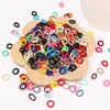 Hårtillbehör 50st Nylon Rubber Elastic Bands Scrunchies for Girls Ponytail Holder Gum Ornaments Kvinnor ROPE TIES BABY