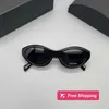 디자이너 선글라스 New P Family Sunglasses 여성 인터넷 유명인 동일한 개인화 된 불규칙 판 선글라스 SPR26Z N6RD