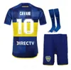 CAVANI Boca Juniors Camisas de futebol 2023 2024 MARADONA homem e crianças BENEDETTO MARCOS ROJO CARLITOS DE ROSSI TEVEZ SALVIO BARCO JANSON MEDINA 23 24 camisa de futebol