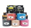 5cm5m Nieuwe Verbeterde Pre Cut Spier Tape Elastische Roll Sport Kniebeschermer Interne Katoenen Elastische Lijm Kinesiologie Patch16731890