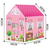 Portable Kids Tent Folding s Play House Large Playhouse Indoor Outdoor Christmas Birthday Gift for Boys Girls 240110