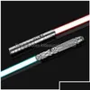 LED -svärd/Guns Lightsaber Laser RGB Metal Light Saber Sword Toys Espada Kpop Lightstick Brinquedos de Luz Juguetes Zabawki Oyuncak Dhiunun