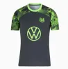 23 24 Wolfsburg Soccer Jersey Weghorst Arnold 2023 2024 Malli Brekalo Mehmedi UiLavogui Xaver Football Shirt