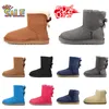 Castaño Ultra Mini Botas de plataforma Diseñador para mujer Botines de tobillo Pink Ugh Tasman Zapatillas Tazz Zapatillas Placa-Forme Hombres Diapositivas mullidas Mocasines Piel Nieve Bota de invierno