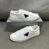 Heren praddas Witte pada Up Trainers prd Schoenen Top Zwart PRAX Luxe Kant Merken Outdoor Geborstelde rubberen zool Lederen Casual Sneakers Comfort Sportschoenen L0ZF