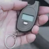 Nouveau Mini porte-clés Style jauge de pneu affichage Lcd numérique testeur de pression d'air des pneus de voiture compteur Auto voiture moto outil d'alarme de sécurité des pneus