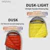 Schlafsäcke AEGISMAX DUSK Series Schlafsack Upgrade 7D Nylon 800FP Ultra Dry Down Pro Ultraleichter Schlafsack Camping Wandern für Herren WomL240111