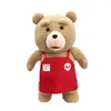 دمى Plush CM TED Movie Teddy Bear 2 Doll Toys في أنماط المئزر للحيوانات المحشو للحيوانات للأطفال هدية 230710