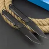 Promotion BM140BK Survival Straight Knife 154CM Black Oxide Tanto Blade Aluminum Alloy Handle Outdoor Camping Hiking Tactical Knives with Nylon Sheath