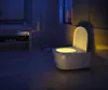 LED-Bewegungssensor-Toiletten-Nachtlicht, 7 Farben, veränderbar, menschlicher Körper, Induktions-Nachtlampe, Badezimmer, wasserdicht, Nachthocker-Lampe4546035