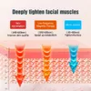 Inteligentne m-twarz masy twarzy wibrująca wibrująca Inteligentne narzędzia do kosmetyków podgrzewana twarda skóra eliminuj obrzęk 240111