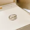 Size 6 twisted rings knot ring size 8 versatile jewelry unisex versatile ring 18K gold plated ring silver plated jewelry party gifts wrapp jewelry set gifts