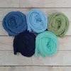 Couvertures Un ensemble 150x40cm Stretch Soft Knit Mohair Baby Wraps Born Pographie Props Infant Po Shoot Accessoires Studio Fond