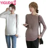 Fashion Postpartum Tshirt Highquality Maternity Shirts And Blouses Pregnant Clothes y2k Tops pregnancy poshoot Blouse 240111