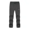 Hommes pantalons hiver Imitation cachemire sport Style pantalons décontractés jambe ample/droite grande taille épaissir cachemire hiver coupe-vent 240111