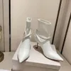 Designerinnen-Frauen Boots mit hohem Hecken mit elastischen Knöchelstiefeln Diamond mit spitzen Zehen echtes Leder-Innenschreiber-Fersenhöhe 8 cm T0p-Qualitäts-Strass-Dekoration