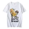 Garlic Bread T Shirt Men Women Fashion T-shirts Cotton Tshirt Kids Hip Hop Tops Tees Boy Tees Y2k Clothes Unisex Tshirt Rapper 240112