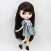 얼음 DBS Blyth Doll 16 BJD 조인트 바디 짧은 갈색 머리 무광택 얼굴 30cm 장난감 소녀 선물 애니메이션 240111