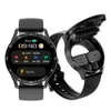 Relógios x7 fone de ouvido relógio inteligente tws 2 em 1 sem fio bluetooth fone pressão arterial freqüência cardíaca testingsport smartwatch