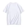 マンTシャツ半袖コットンホワイトブラックソリッドカラーカジュアルウーマンユニセックスホーム衣類トップスティープレーンクラシックベーシックTシャツ240112