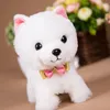 Electronic Plush Animal Robot Talking Dog Interactive Sound Control Puppy With Leash Bark Sing Song Music Toys For Kid Gifts 240111