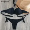 Kadın Mayo Bikini Ders ayı bikinis seti pad s set s'e kadar xxl kadın bandaj mayo mayo yüzme yq240112 için