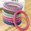 High Quality Telephone Wire Cord Gum Hair Tie Girls Elastic Hairs Band Ring Rope Candy Colors Bracelet Stretchy Scrunchy Mixed Col2672444