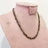 Chains 4MM Irregular Pyrite Nugget Necklace Delicate 2024 Choker Beads Chain Chocker Jewelry On The Neck Pendant Collar Woman Gift