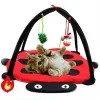 Red Beetle Fun Bell Cat Tent Pet Toy Hammock Toy Cat Litter Home Goods Cat House LL