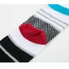 5 Parslot Men Kolorowe skarpetki Stripe Fashion Five Fingers Toe Mosaic DEODORANT BIZNES Europe Wild Funny Sock For Sport 240112