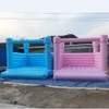 4.5x4m Toptan Sıcak Sıcak Çeşitli Stiller Renkli PVC Şişirilebilir Düğün Jumper Bouncy Kalesi/Ay Sıçrama Evi/Gelin Boşluk Atlama Evi 003