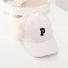 Cappellini con sfera LDSLYJR 2024 Poliestere Lettera P Ricamo Maglia Casquette Berretto da baseball Cappelli di snapback regolabili per bambini Ragazzo e ragazza 07