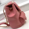 Lusso di alta qualità Top Designer Uno zaino wallte Duma Mini portafoglio a spalla Lettera in metallo Borsa a tracolla da donna Classic Double Fashion