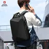 İsviçre Askeri Marka Dizüstü Backpack Hırsızlık Karşıtı Su Geçirmez Sıradan Sırt Çantası USB Şarj Erkekler İş Seyahat Çantası Sırt Çantası Mochila 240112